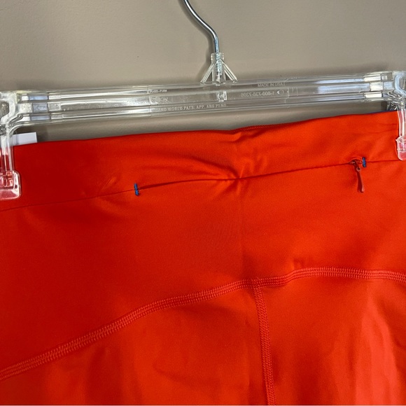 NWT! NIKE PRO SHORTS, XXL, DRI-FIT, 3", Orange / Blue Spandex - Picture 4 of 7